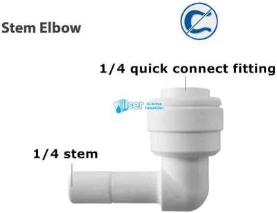 Quick Çubuk Dirsek 4/6 Steam Elbow 1/4 - 2