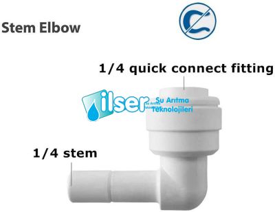 Quick Çubuk Dirsek 4/6 Steam Elbow 1/4