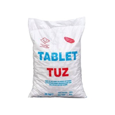 - Tablet Mekanik Tuz 25 KG Paket  - Tablet Mekanik Tuz 25 KG Paket