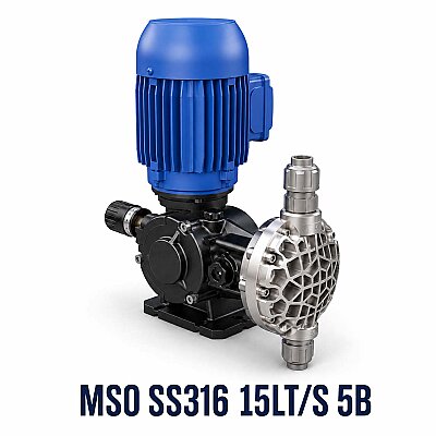 Seko Ms0 Serisi SS316 15 lt/s, 5 bar, Diyaframlı Dozaj Pompası - Seko