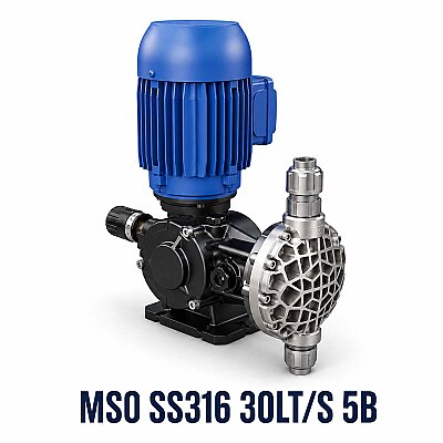 Seko Ms0 Serisi SS316 30 lt/s, 5 bar, Diyaframlı Dozaj Pompası - Seko