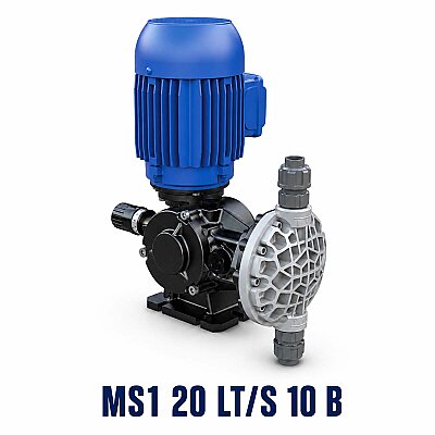 Seko Ms1 Serisi 20 lt/s 10 bar, PP Diyaframlı Dozaj Pompası - Seko