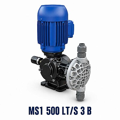 Seko Ms1 Serisi 500 lt/s 3 bar, PP Diyaframlı Dozaj Pompası - Seko