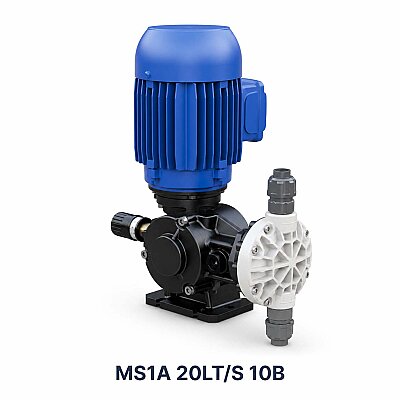 Seko Ms1A Serisi 20 lt/s, 10 bar, PP Diyaframlı Dozaj Pompası - Seko