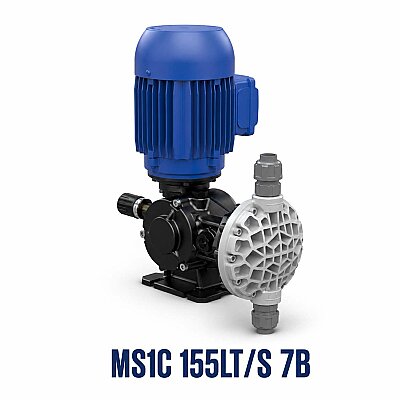 Seko Ms1C Serisi 155 lt/s 7 bar, PP Diyaframlı Dozaj Pompası - Seko