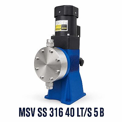Seko MSV SS 316 Serisi 40 lt/s, 5 bar, PP Diyaframlı Dozaj Pompası - 1