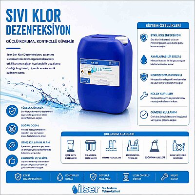 Sıvı Klor Dezenfeksiyon 36 Kg - 