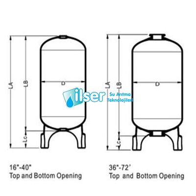 Structural 16x65 Frp Tankı