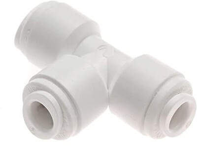 - Tee, 1/4” OD - 1/4” MIP - 1/4” O.D., Quick  - Tee, 1/4” OD - 1/4” MIP - 1/4” O.D., Quick