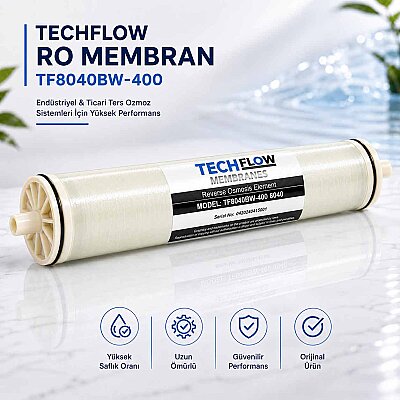TECHFLOW RO Membran TF8040BW-400 8040 - Techflow