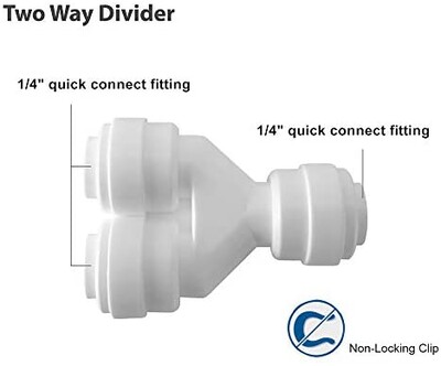 TWO Way(Çift Yollu) Y Dirsek 6'lık(1/4