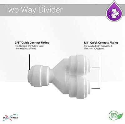 TWO Way(Çift Yollu) Y Dirsek 10'lık(3/8