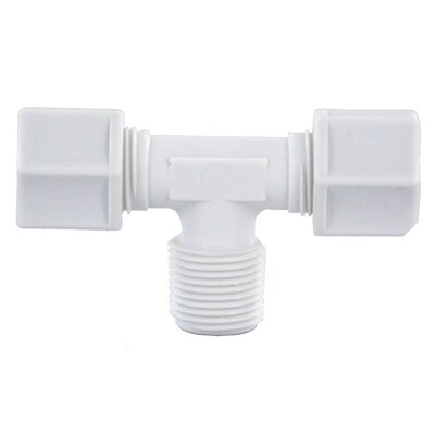 Natural Water - Union Tee, 3/8” - 1/4” - 3/8”T, Jaco Natural Water - Union Tee, 3/8” - 1/4” - 3/8”T, Jaco